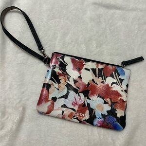 Lodis floral wristlet